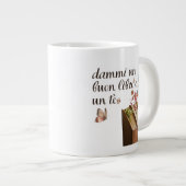 Dammi Un Buon Libro e un Tè tazza (Italiaans) Grote Koffiekop (Voorkant rechts)