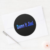 Dammit Jim. 1 STICKER (Envelop)