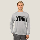 DAMMIT JIM! T-shirts Sci-Fi OUDERE Tees (Voorkant)