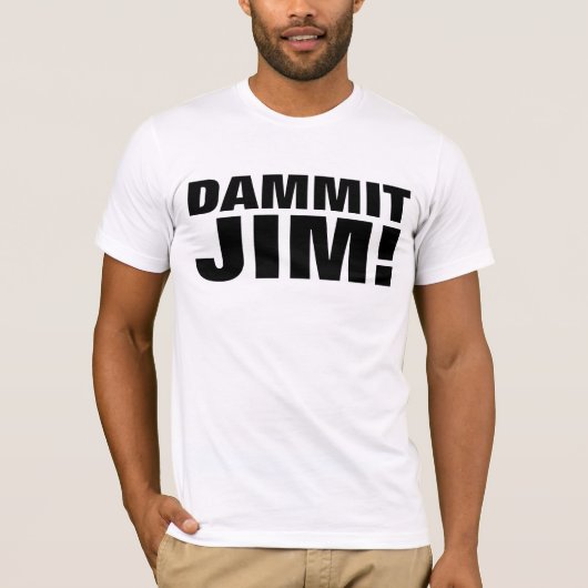 DAMMIT JIM! T-shirts Sci-Fi T-shirts (Voorkant)