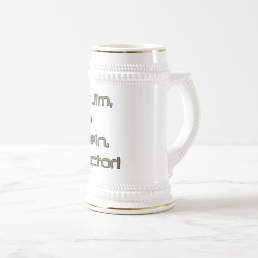 Dammit Jim (van Deleriyes) Bierpul (Voorkant rechts)