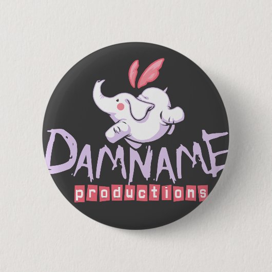 Damname Productions Button (Voorkant)