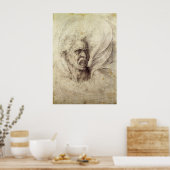 Damned Soul van Michelangelo Poster (Keuken)