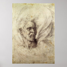 Damned Soul van Michelangelo Poster