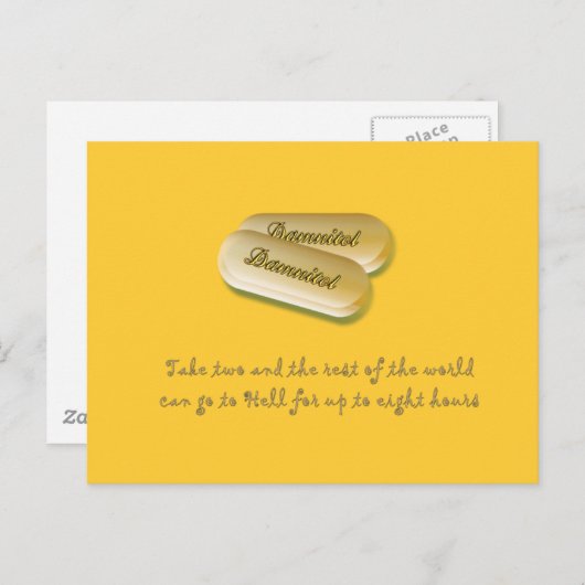 Damnitol Briefkaart (Voorkant / Achterkant)