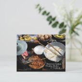 Damnoen Saduak Floating Market in Thailand Briefkaart (Staand voorkant)