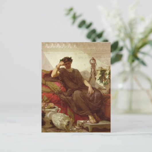 Damocles, 1866 briefkaart (Staand voorkant)