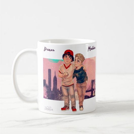 Damon- en Maddox-Mok Koffiemok (Links)