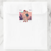 Damon en Maddox Sticker (Tas)