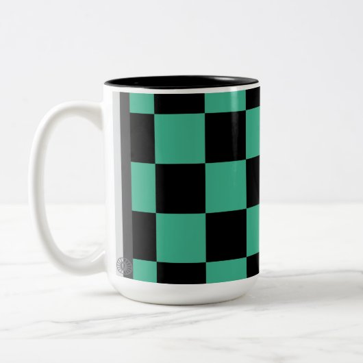 Damon Slayer Tanjiro Kamado-ontwerp Tweekleurige Koffiemok (Links)