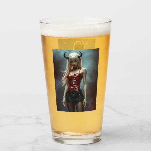 Dämonisches Lady Glas (Achterkant gevuld)