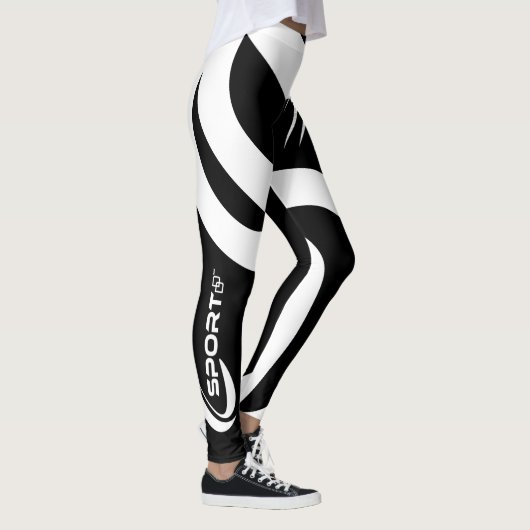 Damonti Sport New Wave Black Leggings (Rechts)