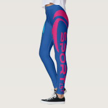 Damonti Sport Yoga Blue Leggings