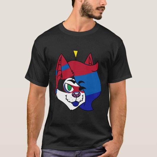 Damp de Huskykat! T-shirt (Voorkant)
