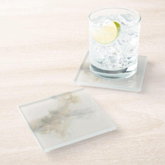 damp glazen onderzetter (Schuin)