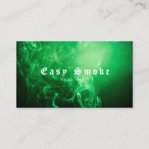 Damp Vape Wolk van Rook Zwart & Wit Visitekaartje