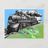 Dampf Lokomotive Postkarte Briefkaart (Voorkant)