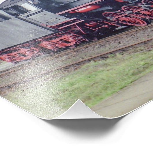 Dampflok 50 849 foto afdruk (Hoek)