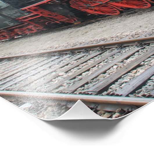 Dampflok BR 35 1019 Foto Afdruk (Hoek)