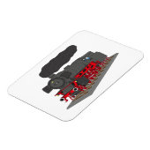 Dampflokomotive Magneet (Linkerzijde)