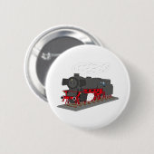 Dampflokomotive Ronde Button 5,7 Cm (Voorkant /achterkant)