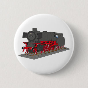 Dampflokomotive Ronde Button 5,7 Cm