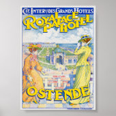 Dampfschiffahrt Zürichsee Vintage Poster 1900 (Voorkant)