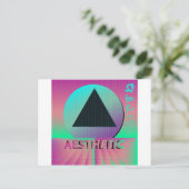 dampgolf esthetisch briefkaart (Staand voorkant)