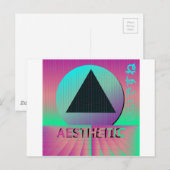 dampgolf esthetisch briefkaart (Voorkant / Achterkant)