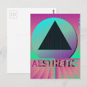 dampgolf esthetisch briefkaart (Voorkant / Achterkant)