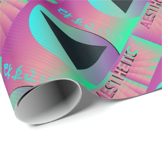 dampgolf esthetisch cadeaupapier (Rol Hoek)