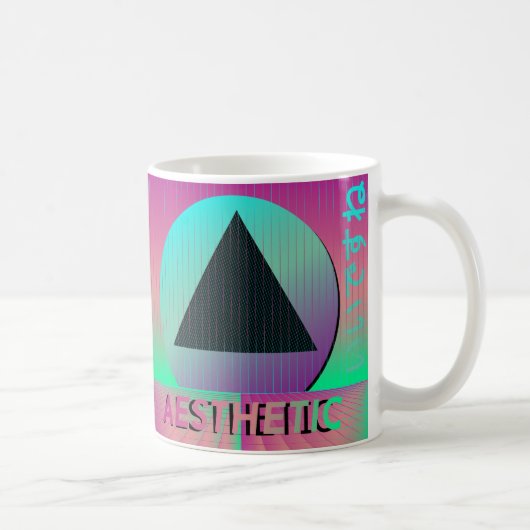 dampgolf esthetisch koffiemok (Rechts)