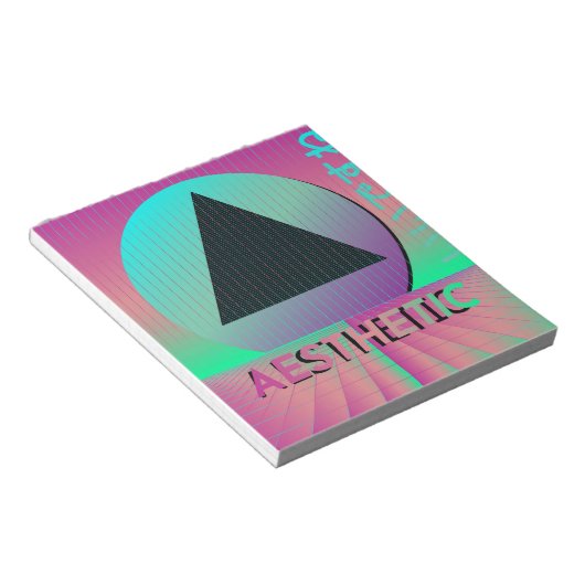 dampgolf esthetisch notitieblok (Schuin)