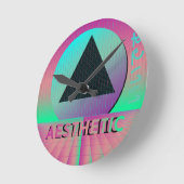 dampgolf esthetisch ronde klok (Hoek)