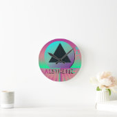 dampgolf esthetisch ronde klok (Huis)