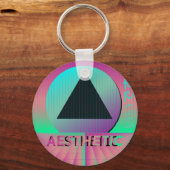 dampgolf esthetisch sleutelhanger (Voorkant)