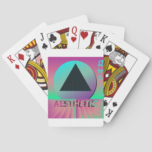 dampgolf esthetisch speelkaarten (Achterkant)