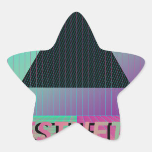 dampgolf esthetisch ster sticker