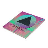 dampgolf esthetisch tegeltje (Zijkant)