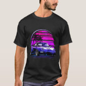  dampgolf-retroflector, 80 jaar rijden t-shirt (Voorkant)