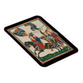 Damsel in nood, 14e-eeuwse middeleeuwse kunst magneet (Rechterzijde)