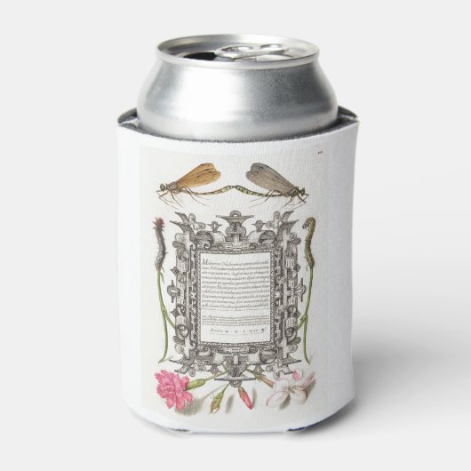 Damselflies, Caterpilaren, anjers en dichter Blikjeskoeler (Blikje Voorkant)