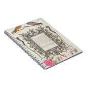 Damselflies, Caterpilaren, anjers en dichter Notitieboek (Rechterzijde)