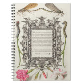 Damselflies, Caterpilaren, anjers en dichter Notitieboek (Voorkant)