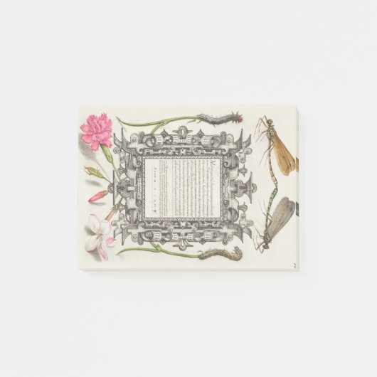 Damselflies, Caterpilaren, anjers en dichter Post-it® Notes (Voorkant)