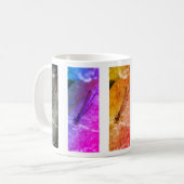 Damselfly Dragonfly Natuur - Gepersonaliseerd Koffiemok (Voorkant links)