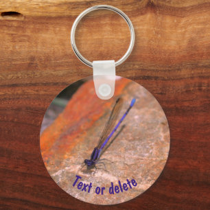 Damselfly Dragonfly Natuur - Gepersonaliseerd Sleutelhanger
