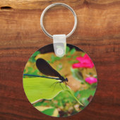 Damselfly en Roos Sleutelhanger (Voorkant)