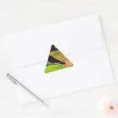 Damselfly en Roos Sticker (Envelop)