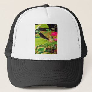Damselfly en Roos Trucker Pet